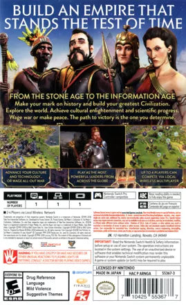 Sid Meier's Civilization VI – Nintendo Switch (NS)