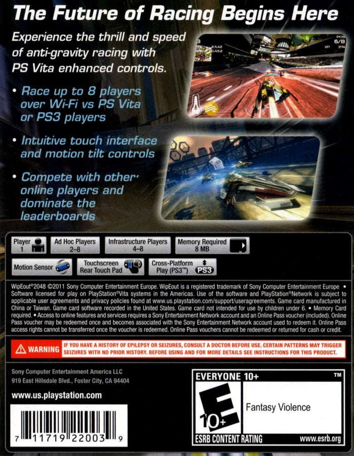 Wipeout 2048 – PlayStation VITA (PS VITA)