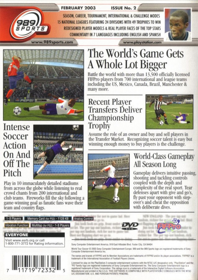 World Tour Soccer 2003 – PlayStation 2 (PS2)