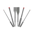 Diablo DMAPL9930-S6 6pc SDS-Plus Rebar Demon™ 4-Cutter Full Carbide Head Hammer Drill Bit & Chisel Set (6-Piece)