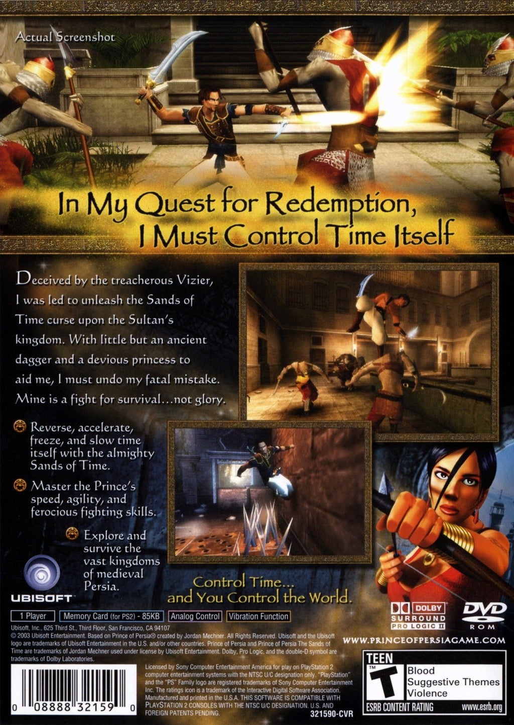 Prince of Persia: The Sands of Time [Greatest Hits] – PlayStation 2 (PS2)