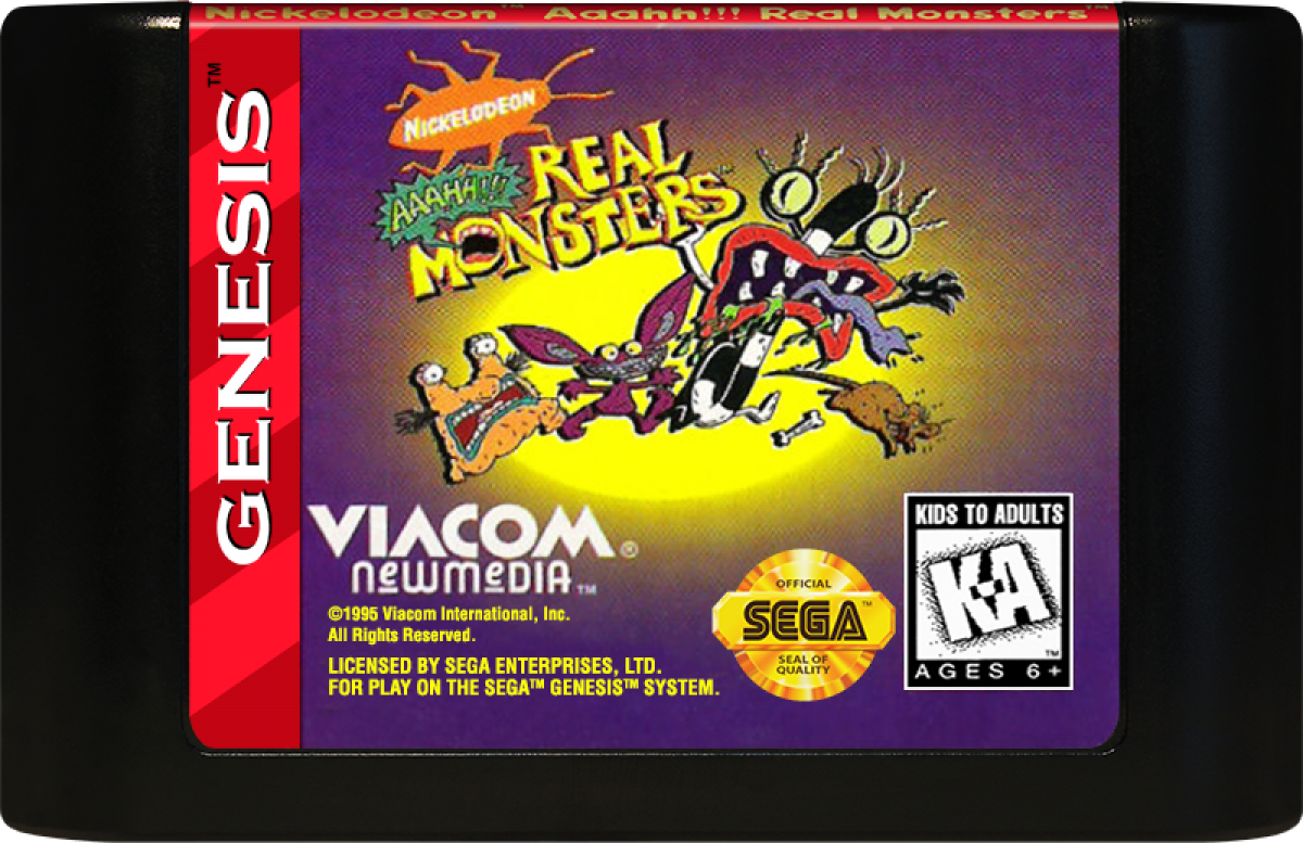 Aaahh!!! Real Monsters – Sega Genesis (GEN)
