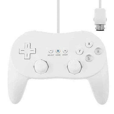 Wired Classic Controller Pro Style [White] – Nintendo Wii Accessory (Wii)
