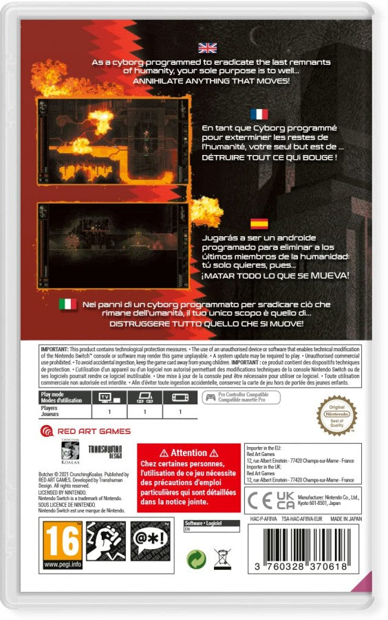 Butcher [PAL Import] – Nintendo Switch [NS]