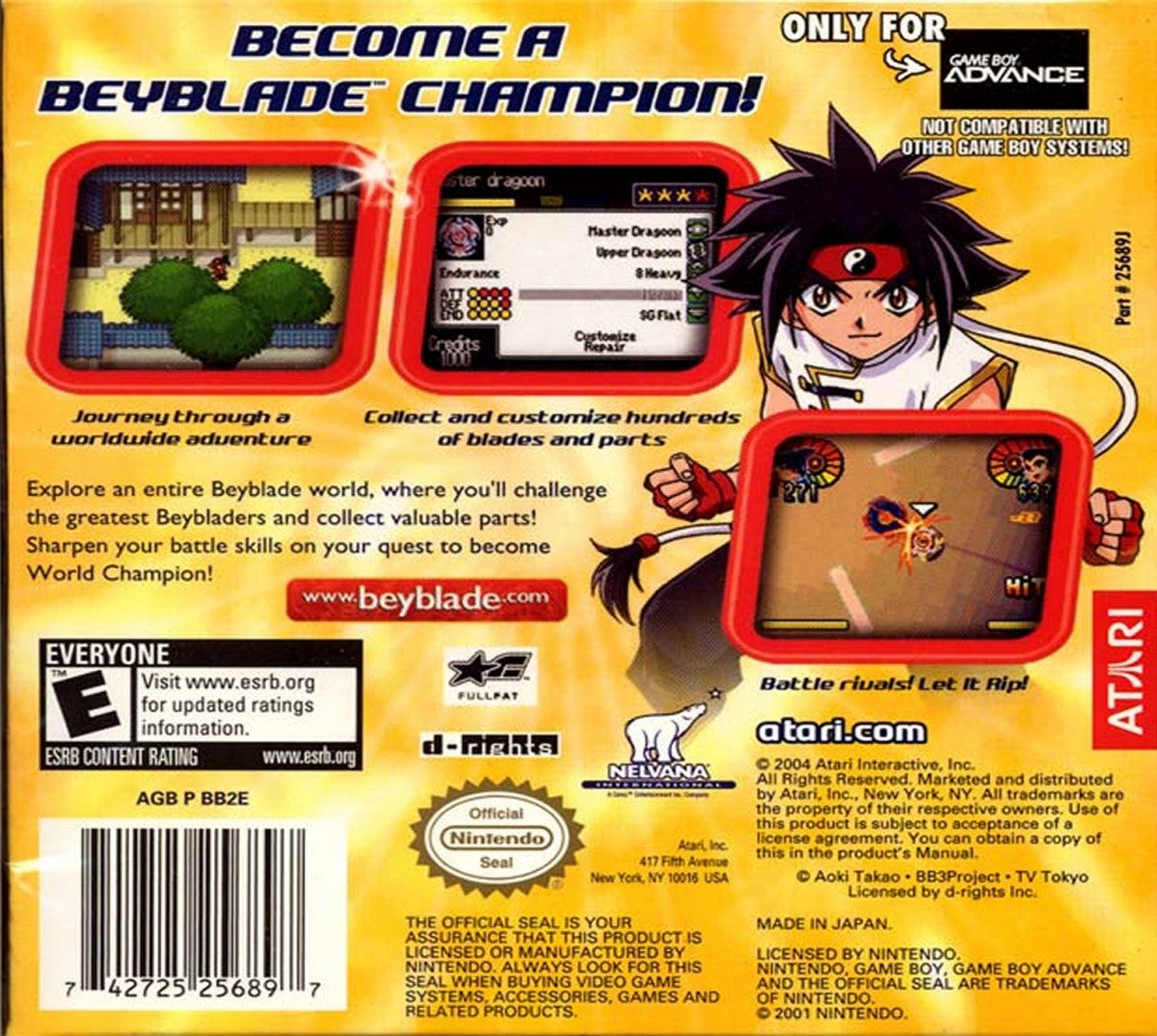 Beyblade: Grevolution – Game Boy Advance (GBA)