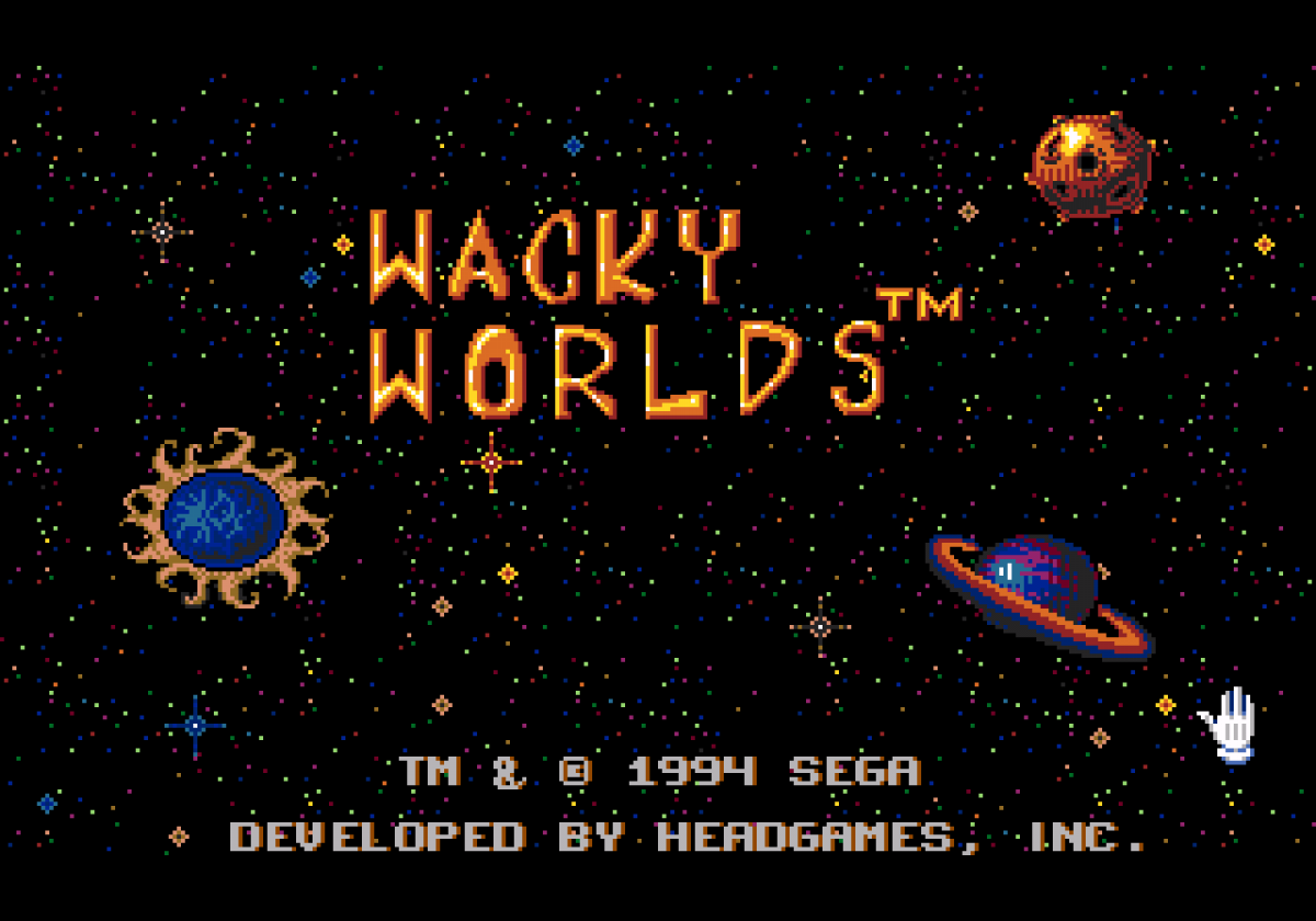 Wacky Worlds Creativity Studio – Sega Genesis (GEN)