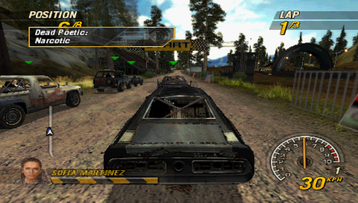 FlatOut Head On – PlayStation Portable (PSP)