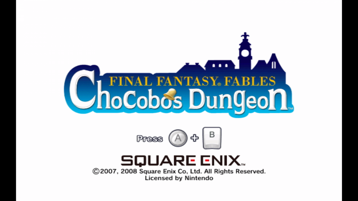 Final Fantasy Fables: Chocobo's Dungeon – Nintendo Wii (Wii)