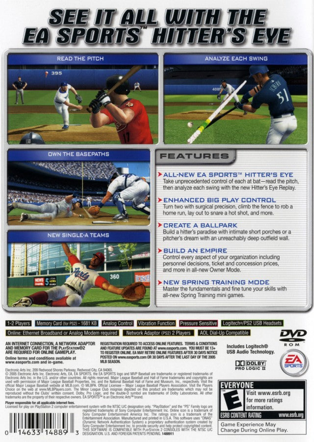 MVP Baseball 2005 – PlayStation 2 (PS2)