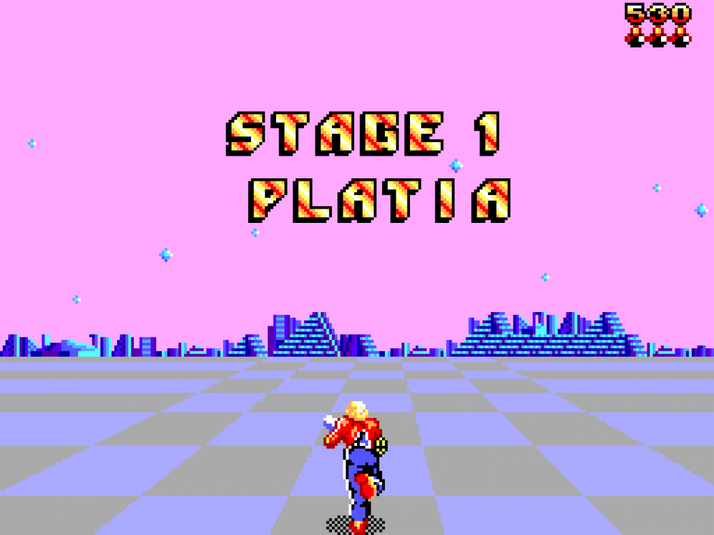 Space Harrier 3D – Sega Master System (SMS)
