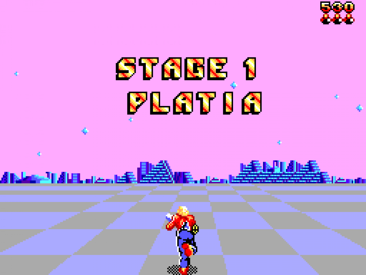 Space Harrier 3D – Sega Master System (SMS)