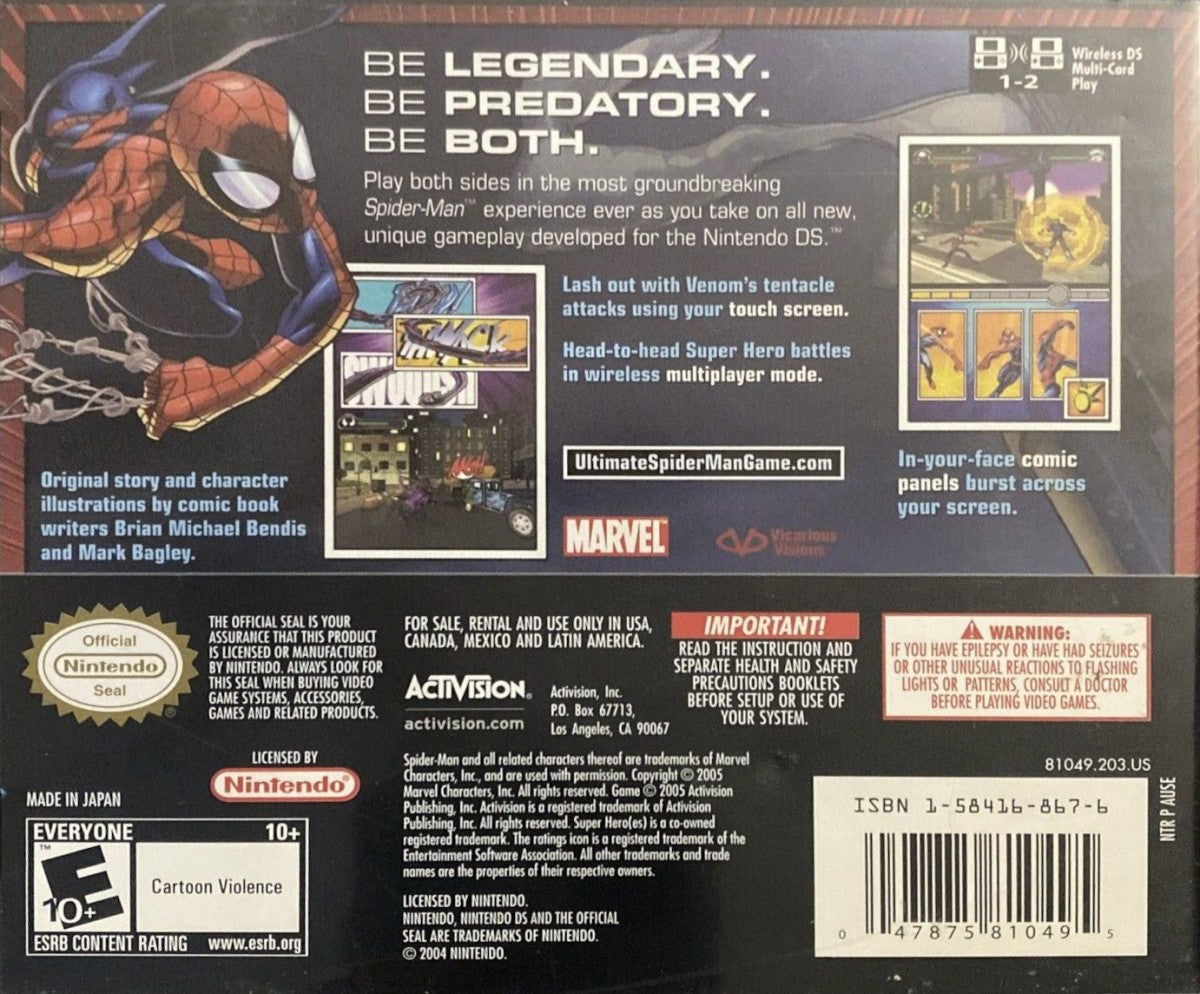 Ultimate Spider-Man — Nintendo DS (DS)