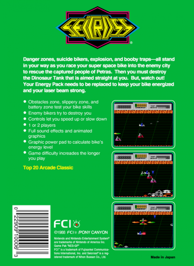 Seicross – Nintendo Entertainment System (NES)