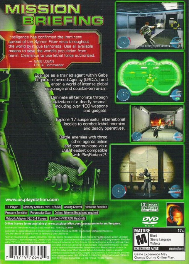 Syphon Filter: The Omega Strain [Greatest Hits] – PlayStation 2 (PS2)