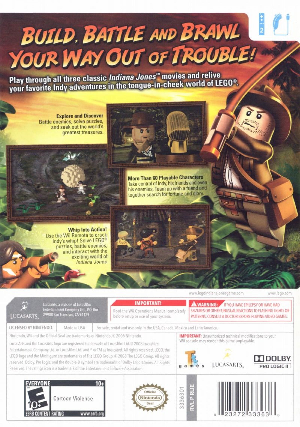 LEGO Indiana Jones: The Original Adventures – Nintendo Wii (Wii)