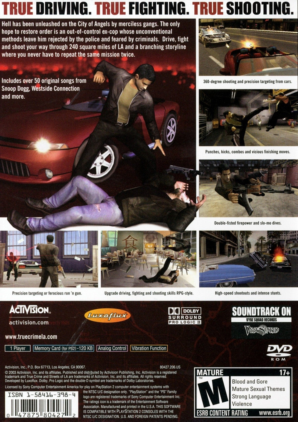 True Crime: Streets of LA – PlayStation 2 (PS2)