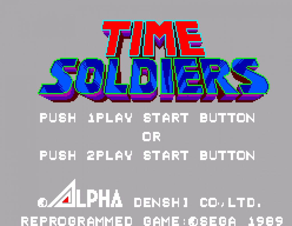 Time Soldiers – Sega Master System (SMS)