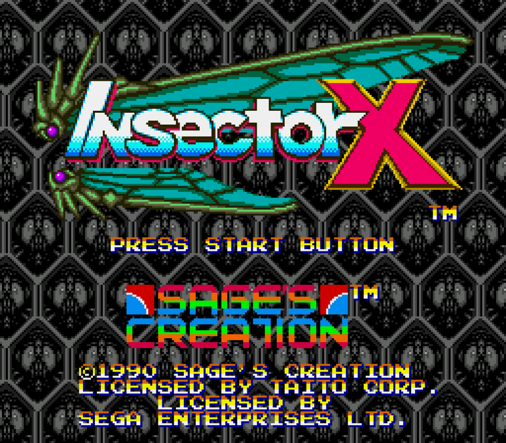 Insector X – Sega Genesis (GEN)