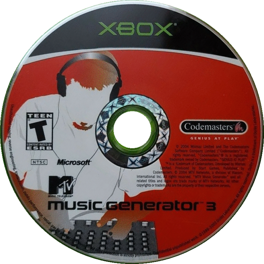 MTV Music Generator 3: This is the Remix – Xbox (XBOX)