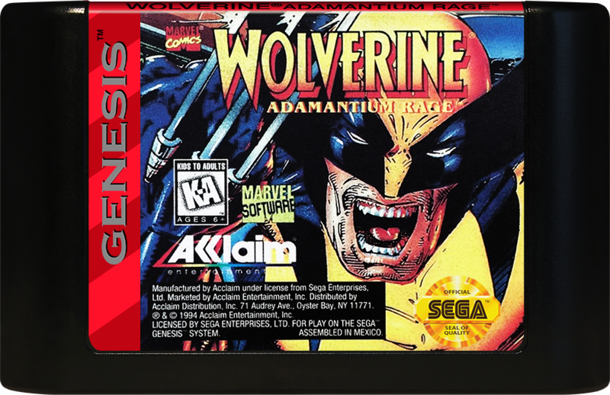Wolverine: Adamantium Rage – Sega Genesis (GEN)