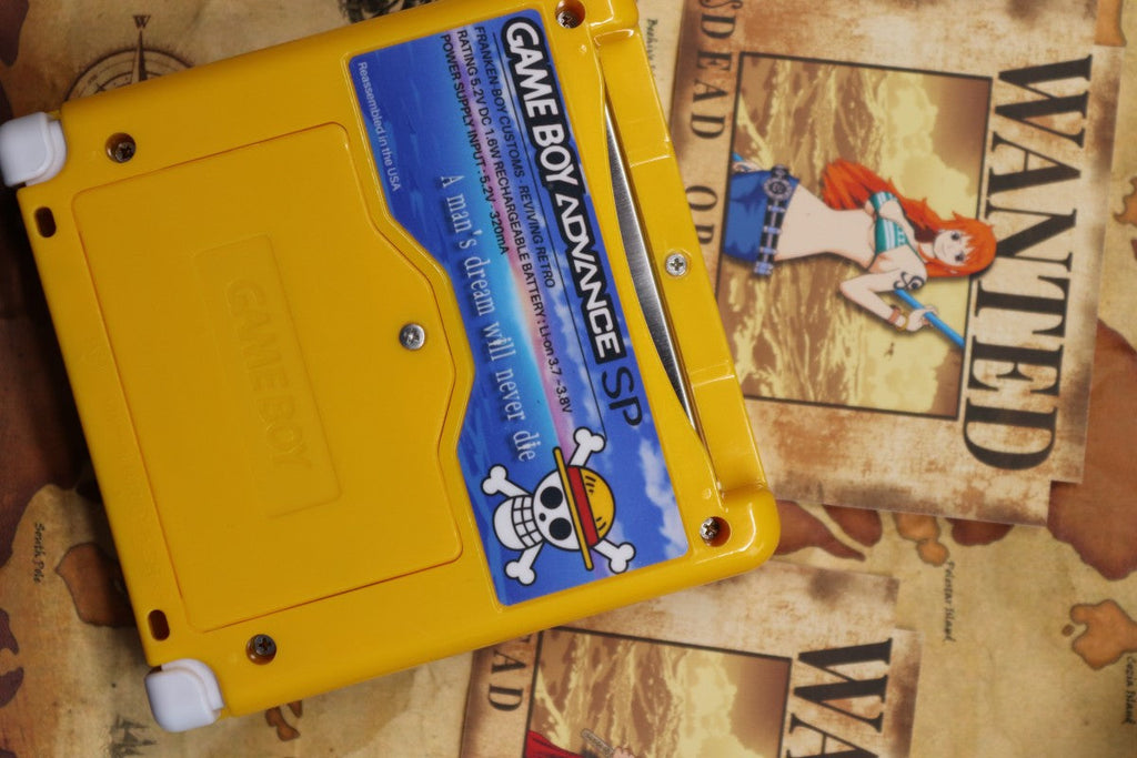 Game Boy Advance SP (GBA SP) [Custom One Piece Shell] – Game Boy Advance SP (GBA SP)
