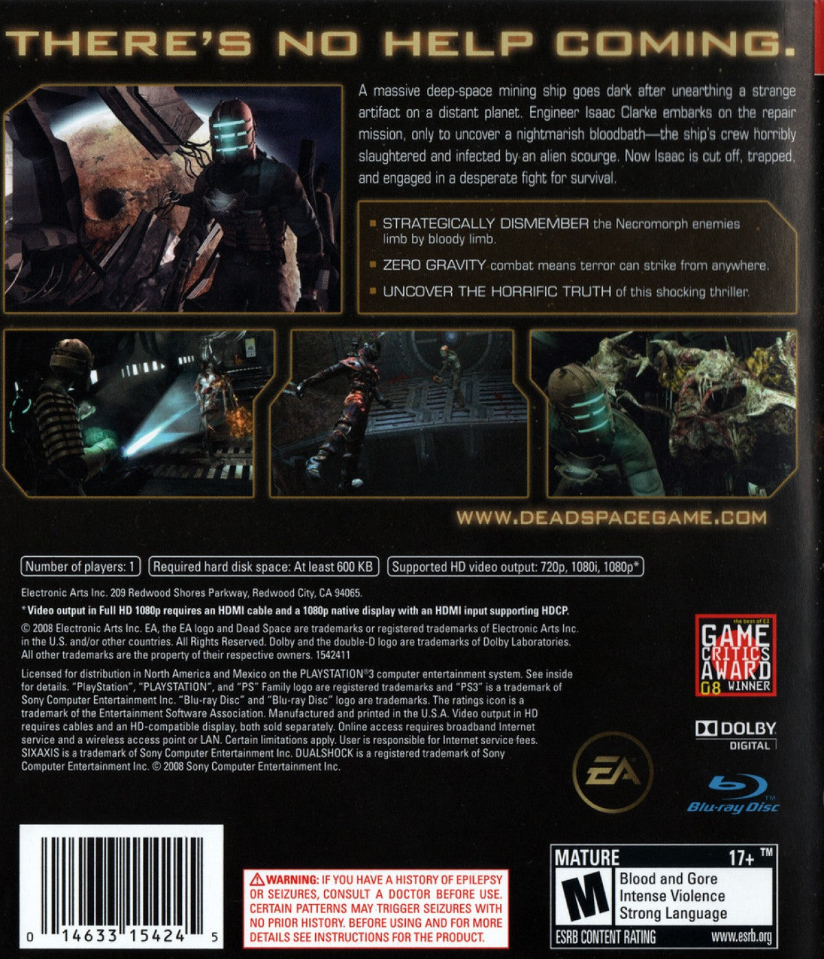 Dead Space – PlayStation 3 (PS3)