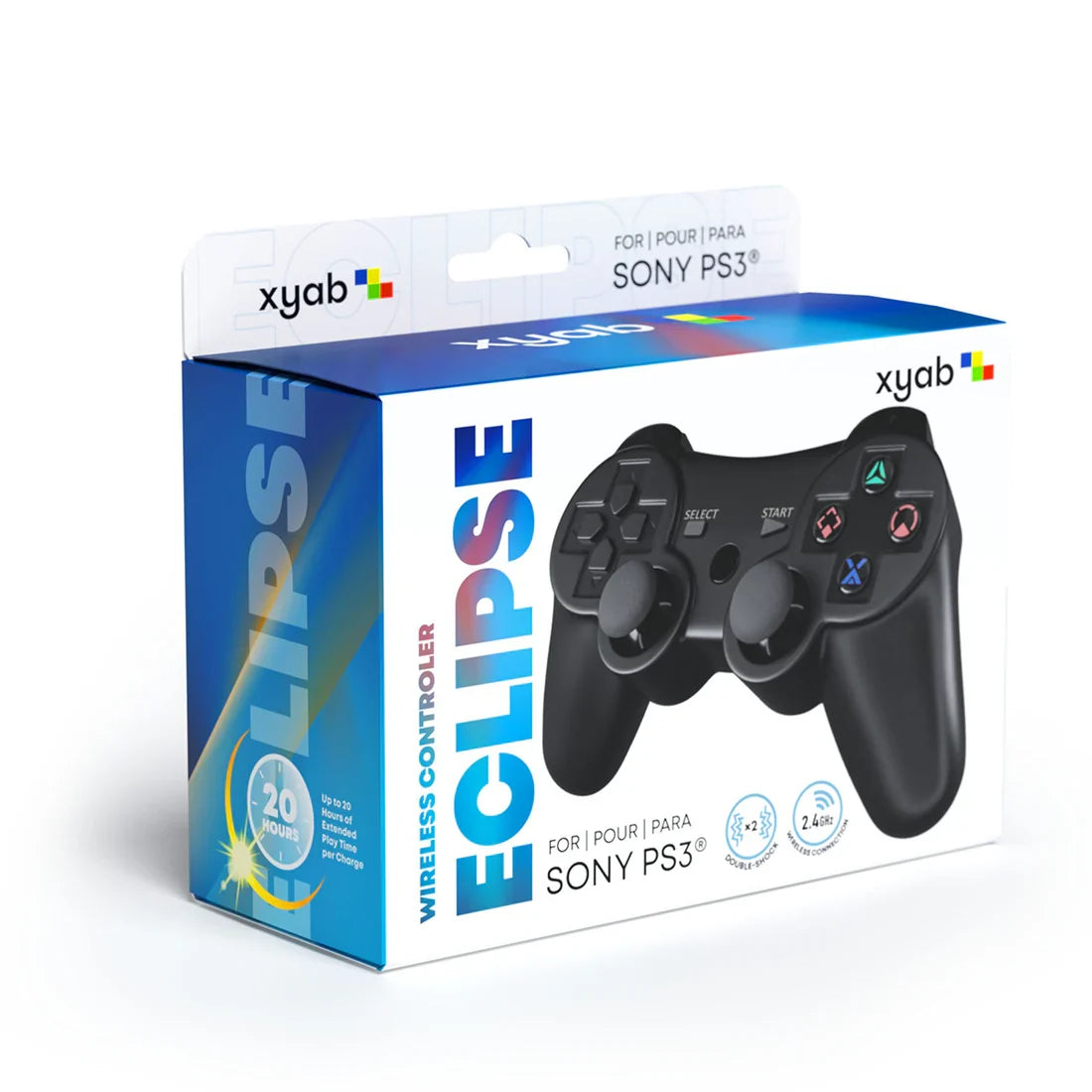 ECLIPSE Wireless Bluetooth Controller For PlayStation 3 (PS3) [Black] – PlayStation 3 Accessory (PS3)