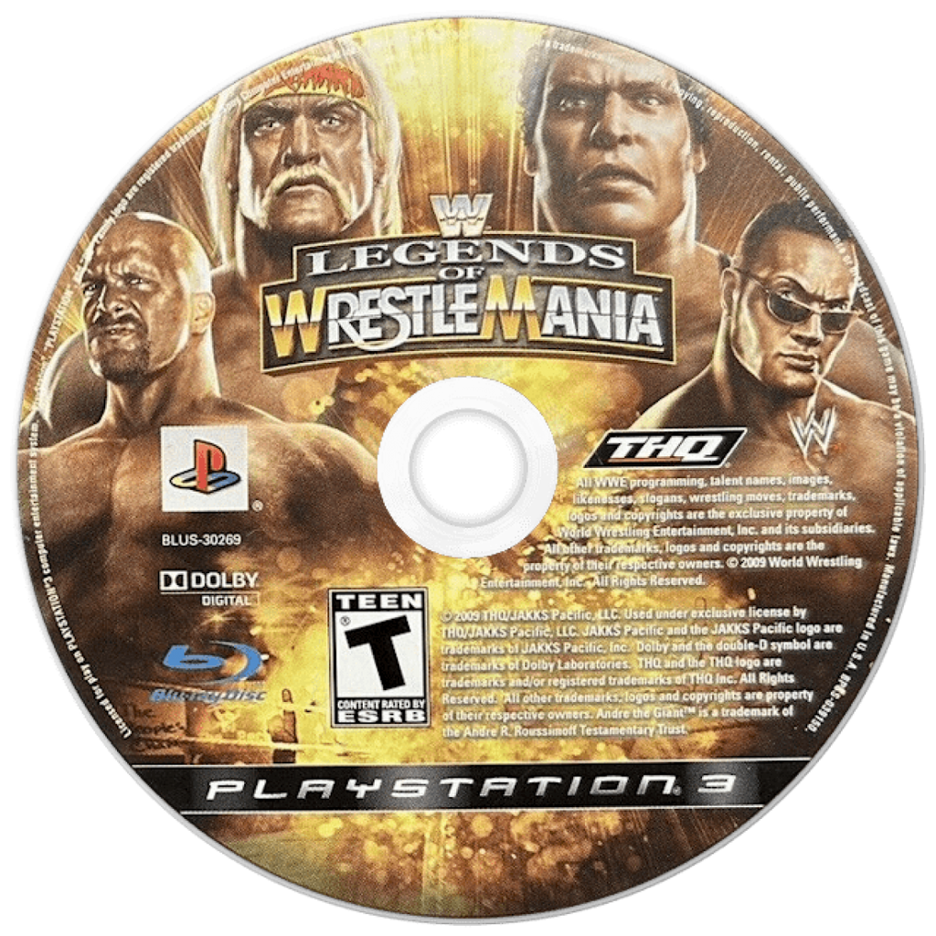 WWE Legends of WrestleMania – PlayStation 3 (PS3)