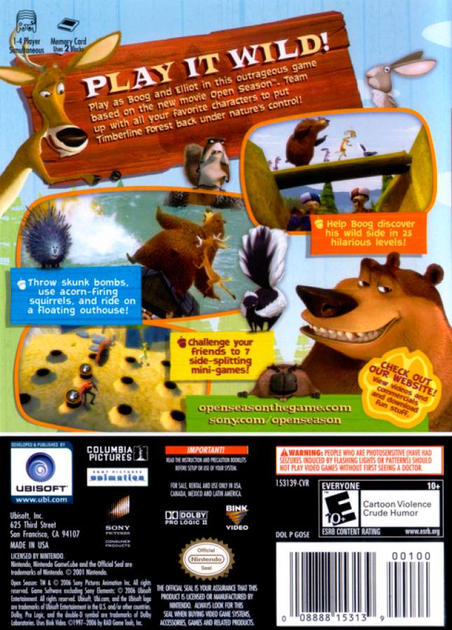 Open Season – GameCube (GC)
