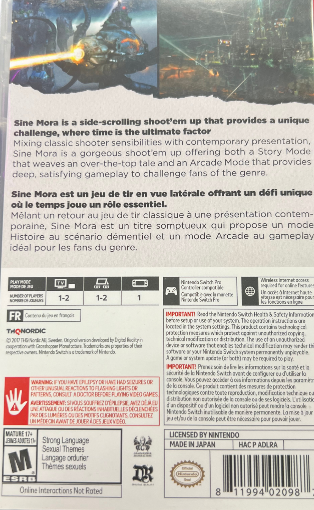 Sine Mora EX – Nintendo Switch (NS)