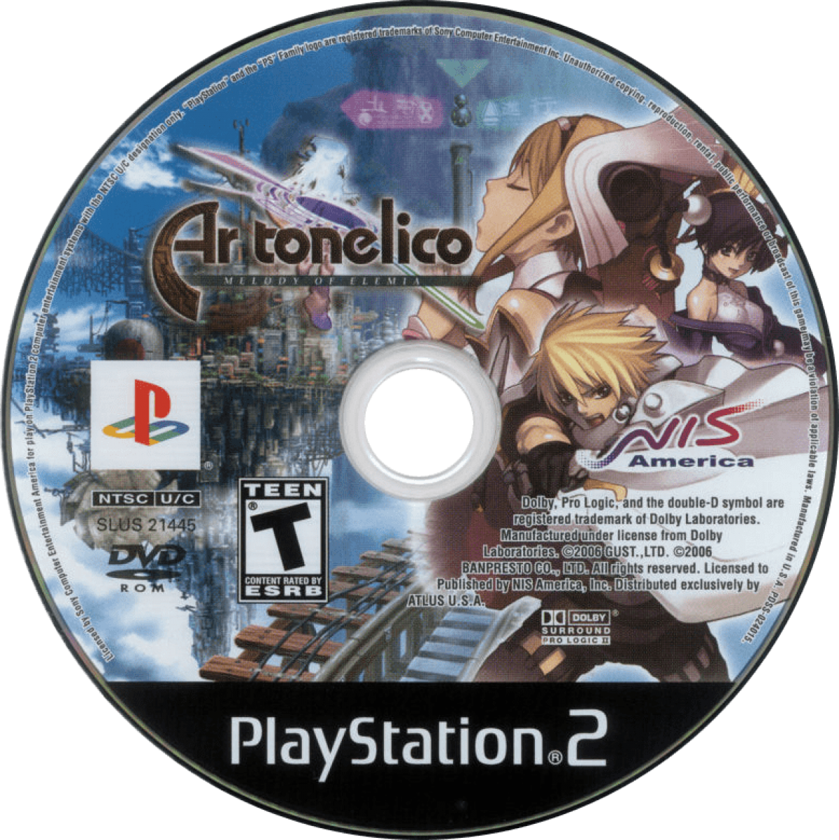 Ar Tonelico: Melody of Elemia – PlayStation 2 (PS2)