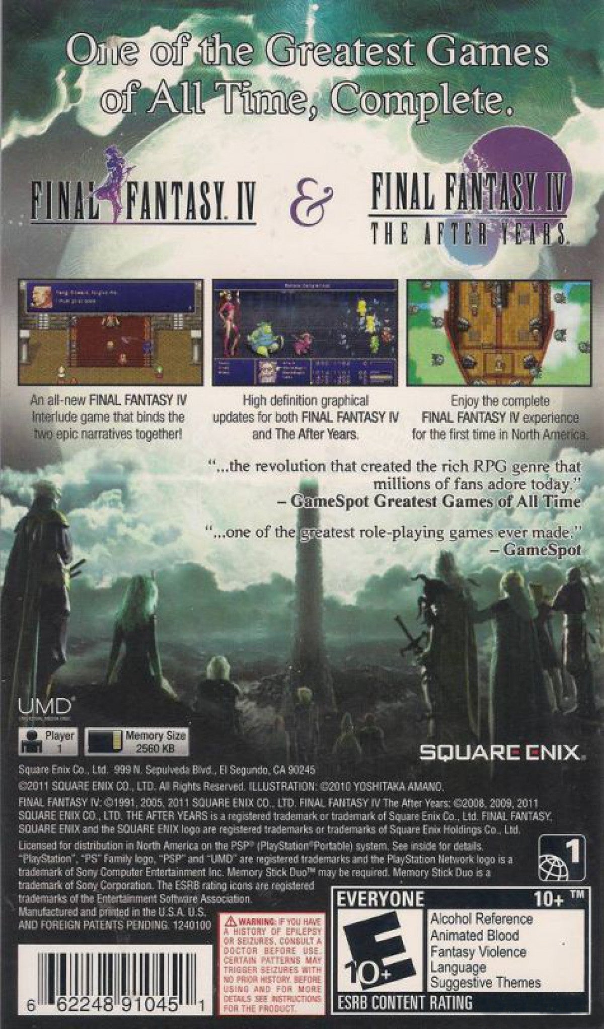 Final Fantasy IV: The Complete Collection – PlayStation Portable (PSP)