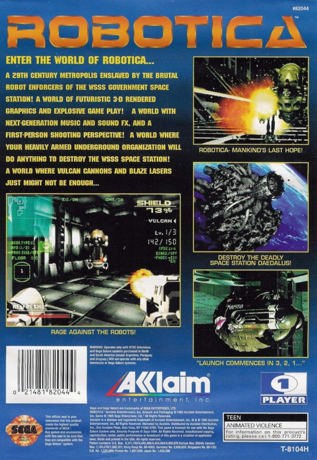 Robotica – Sega Saturn (SS)