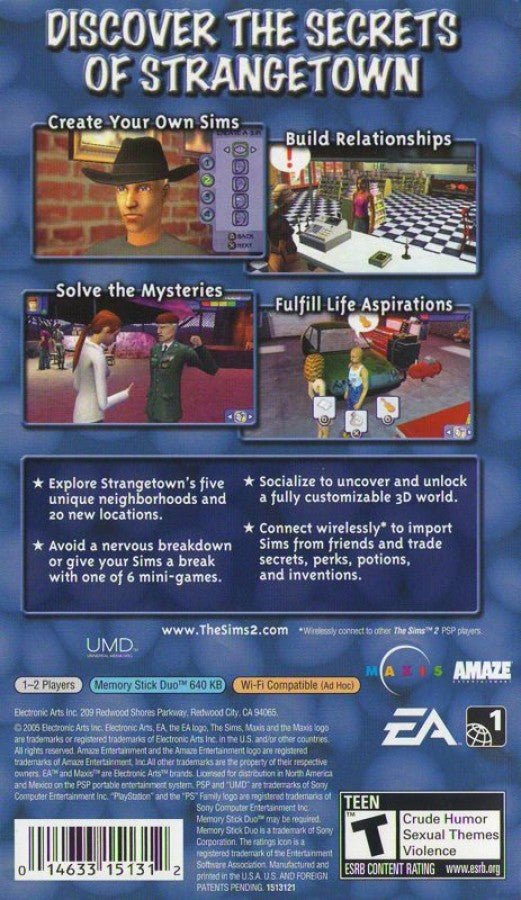 The Sims 2 – PlayStation Portable (PSP)