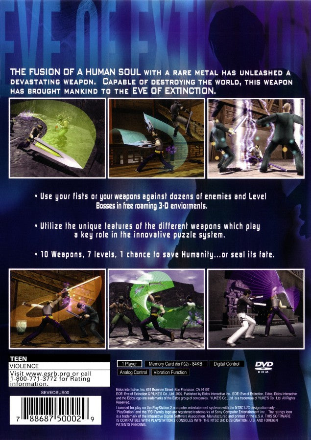 Eve of Extinction – PlayStation 2 (PS2)