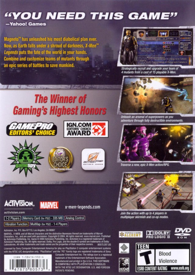 X-Men Legends [Greatest Hits] – PlayStation 2 (PS2)