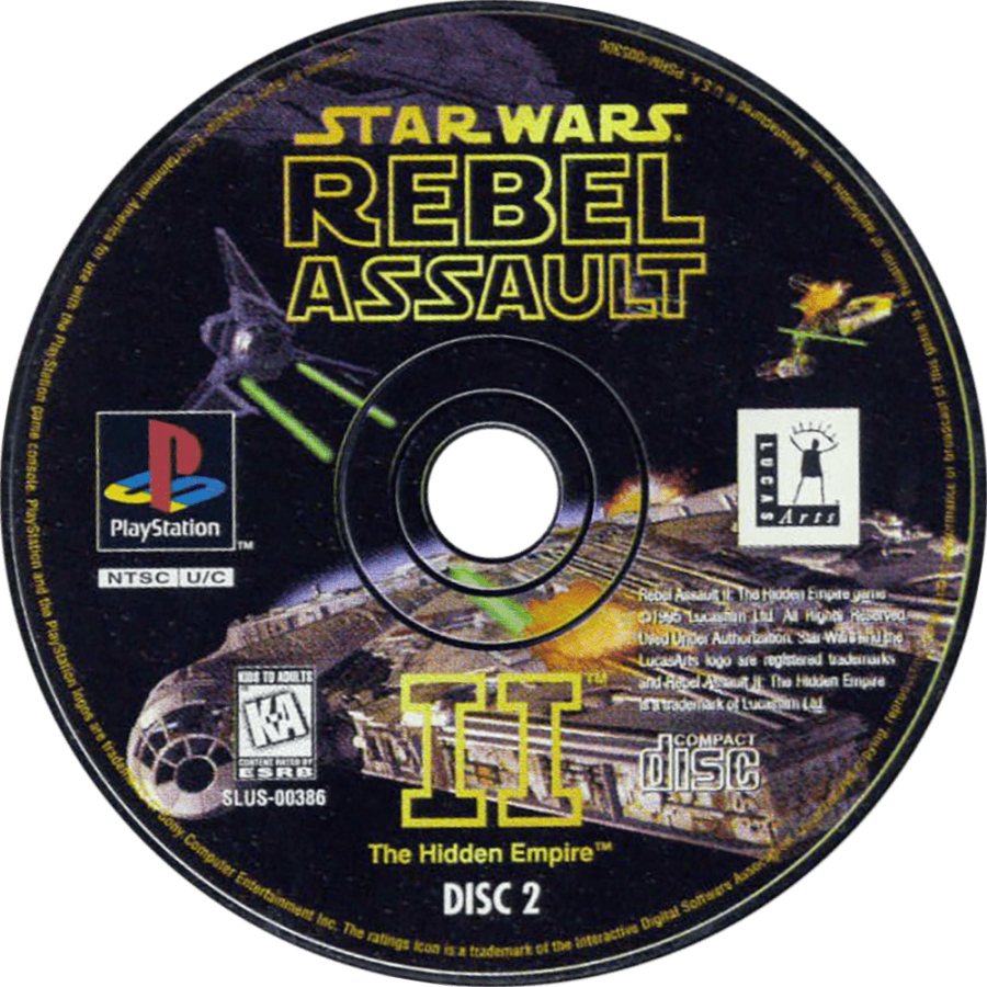 Star Wars: Rebel Assault II – PlayStation 1 (PS1)