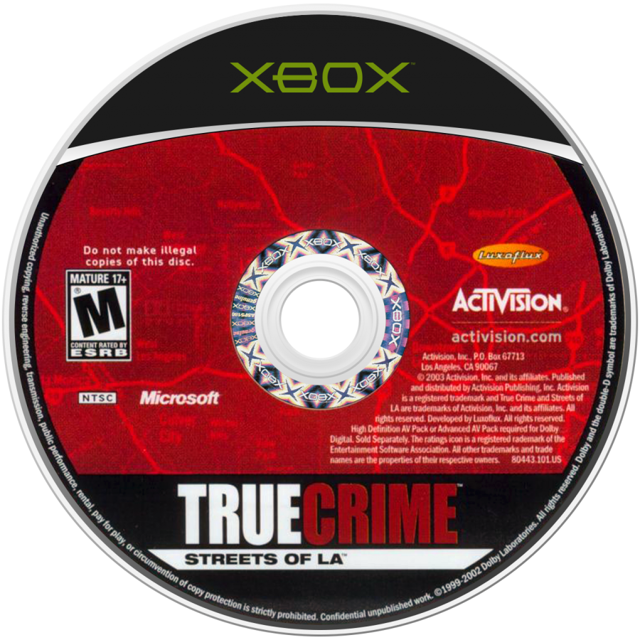 True Crime: Streets of LA – Xbox (XBOX)