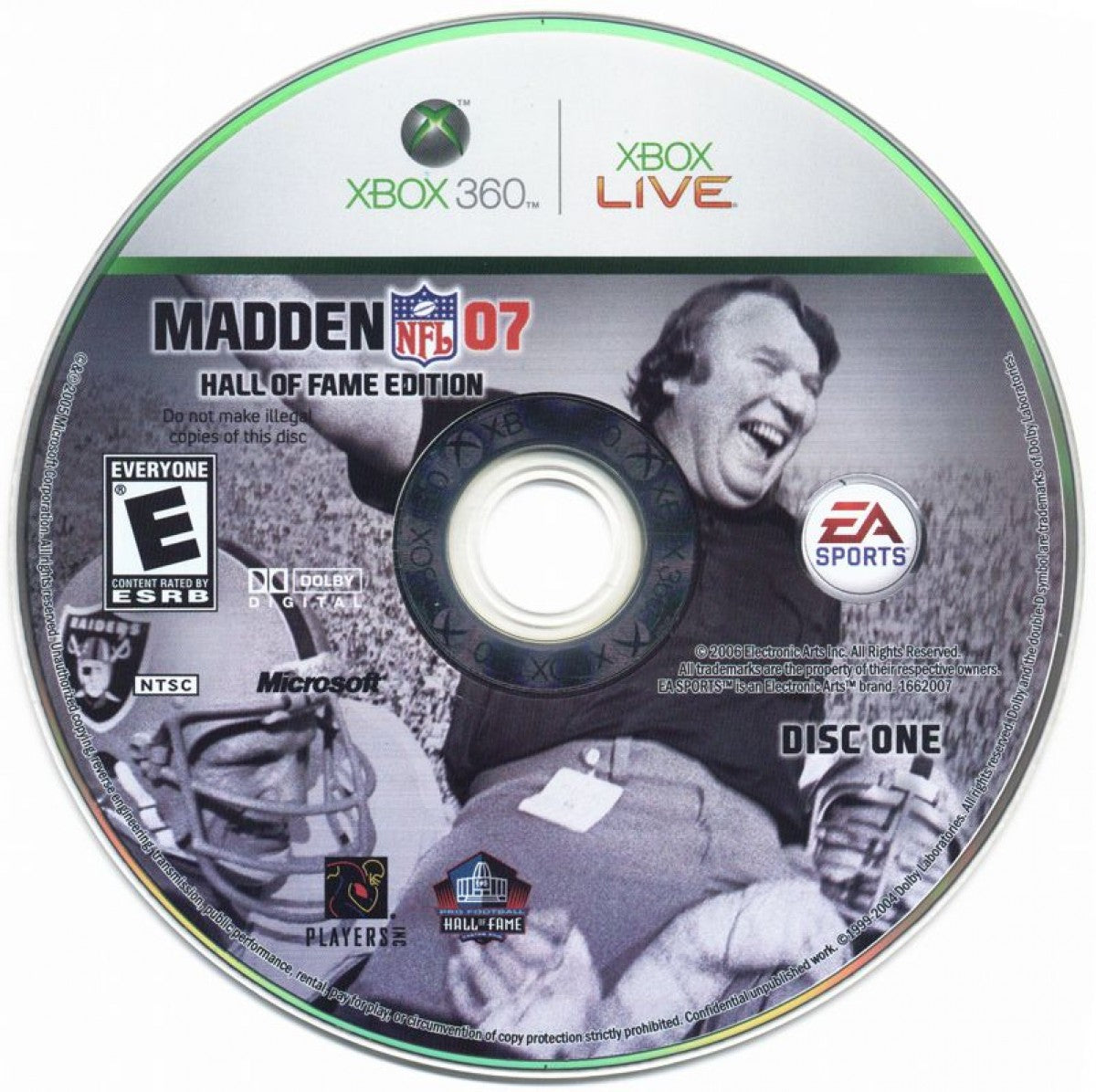 Madden NFL 2007 Hall of Fame Edition – Xbox 360 (X360)