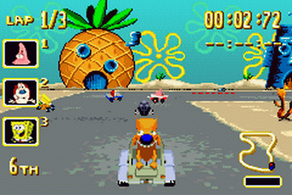 Nicktoons Racing – Game Boy Advance (GBA)