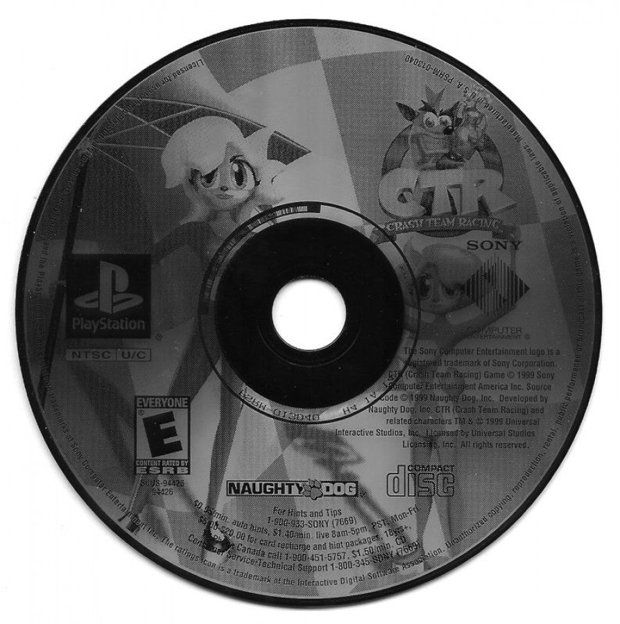 CTR Crash Team Racing [Greatest Hits] – PlayStation 1 (PS1)