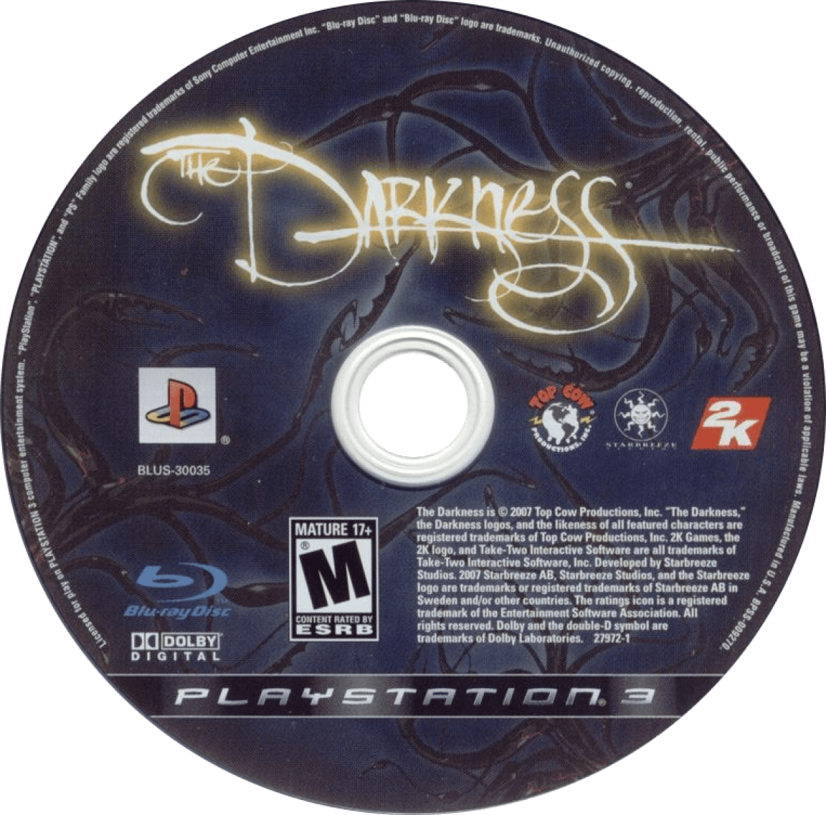 Darkness, The – PlayStation 3 (PS3)