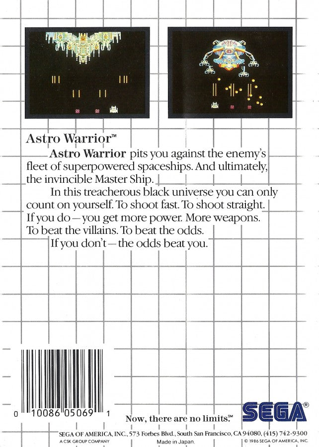 Astro Warrior – Sega Master System (SMS)