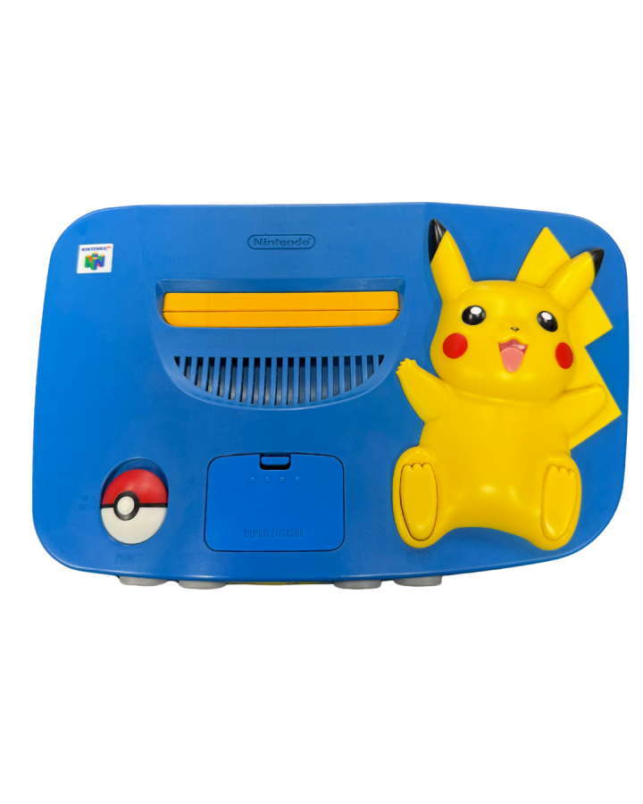 Nintendo 64 Pikachu Blue Console [JP Import][Region Free] — Nintendo 64 (N64)