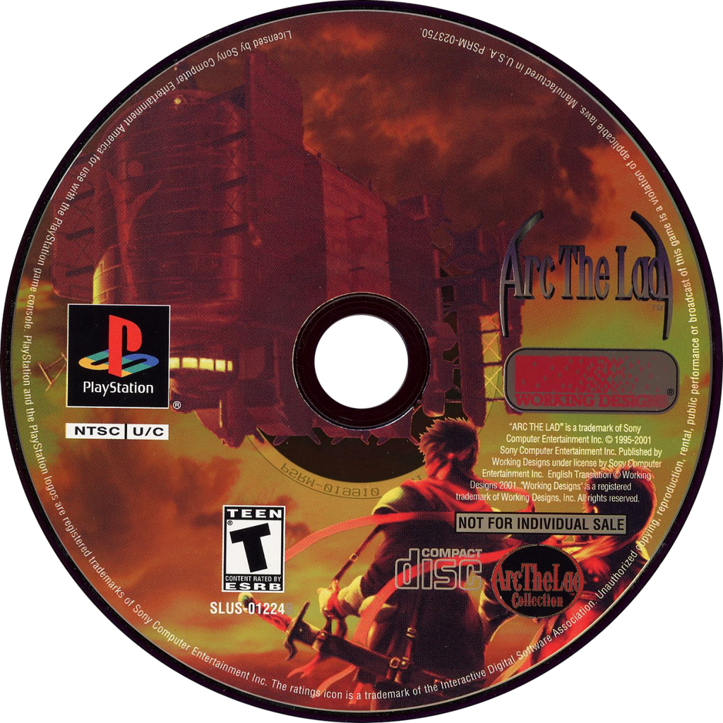 Arc the Lad Collection – PlayStation 1 (PS1)