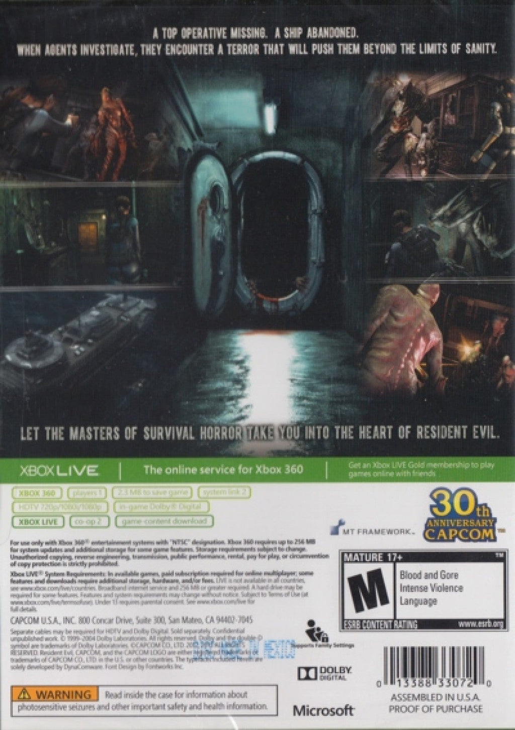 Resident Evil Revelations – Xbox 360 (X360)