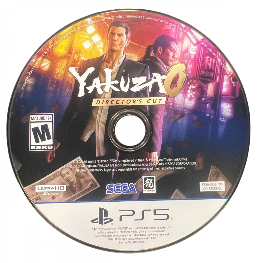 Yakuza 0: Director's Cut – Play Station 5  (PS5)