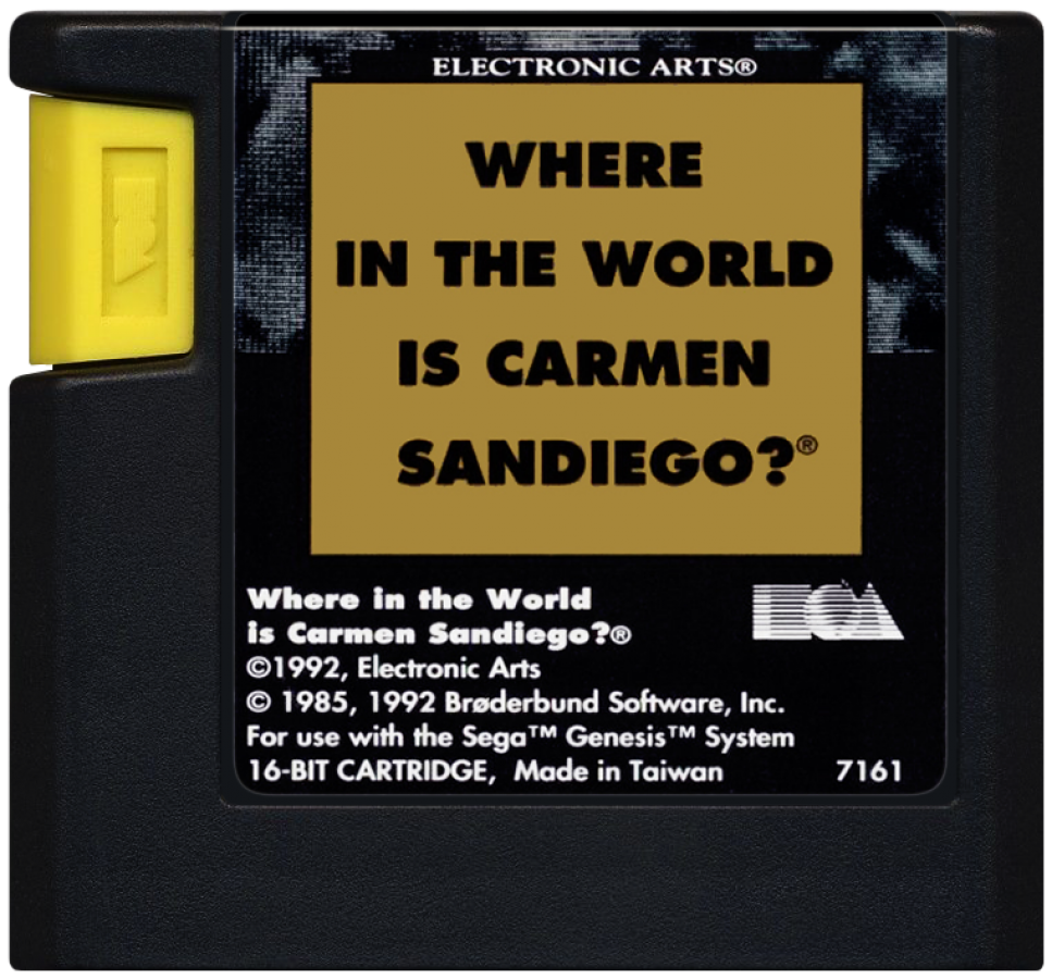 Where in the World is Carmen Sandiego? – Sega Genesis (GEN)