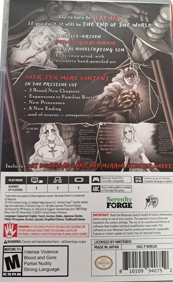 Slay the Princess — The Pristine Cut – Nintendo Switch (NS)