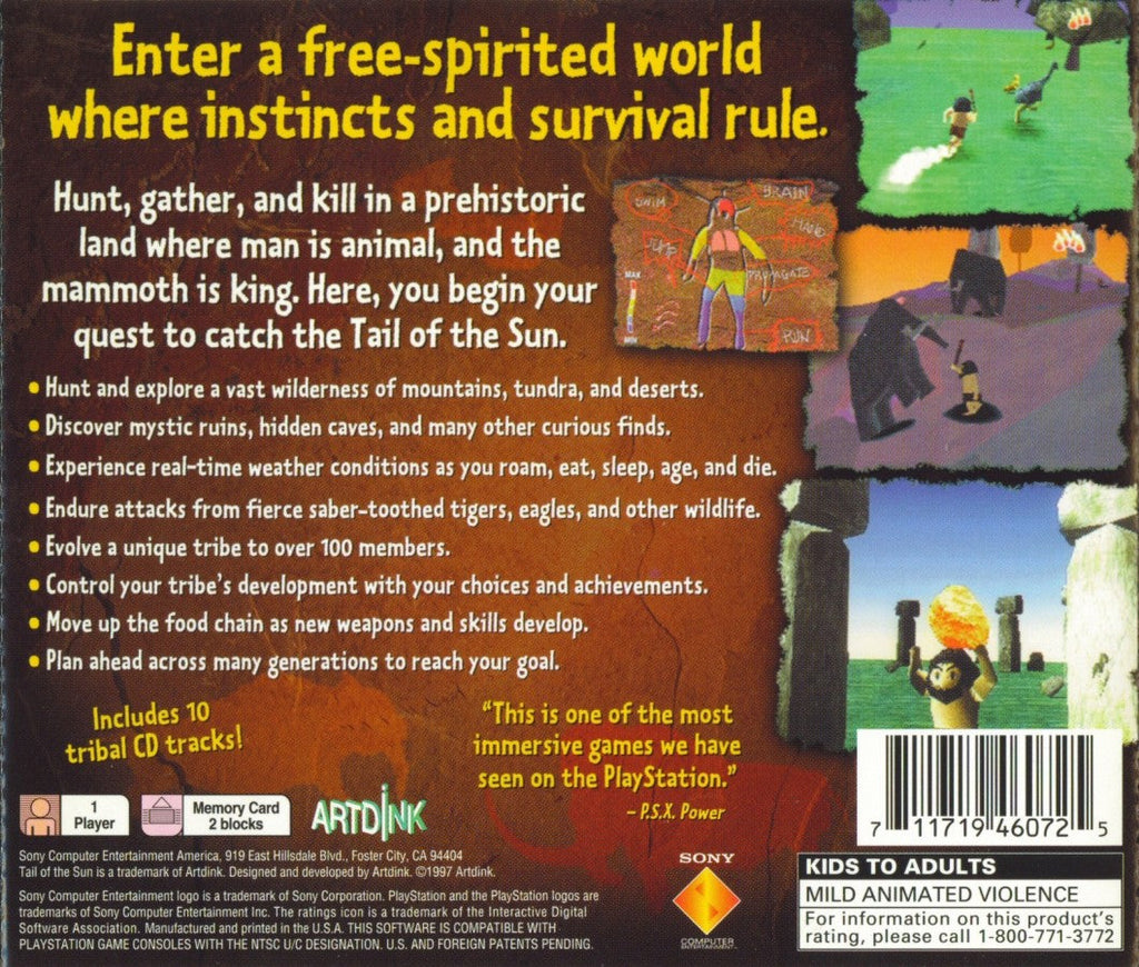 Tail of the Sun – PlayStation 1 (PS1)